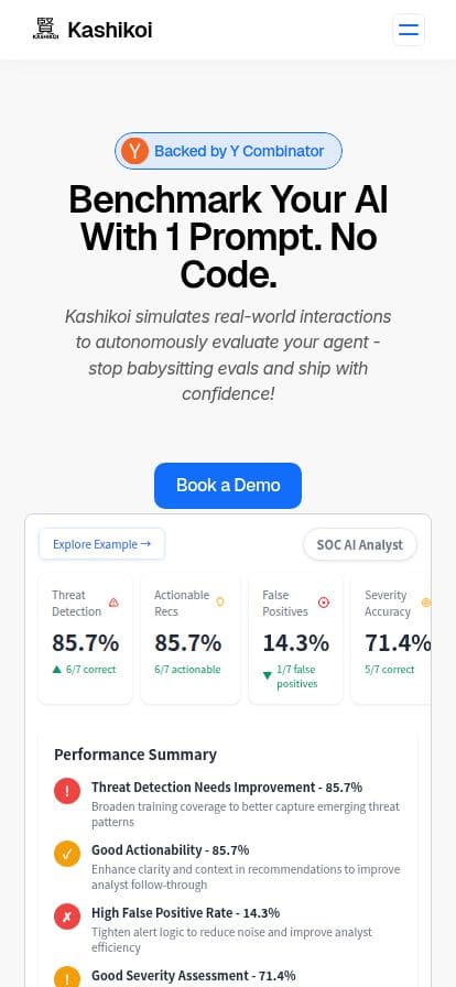 Kashikoi スマホ表示