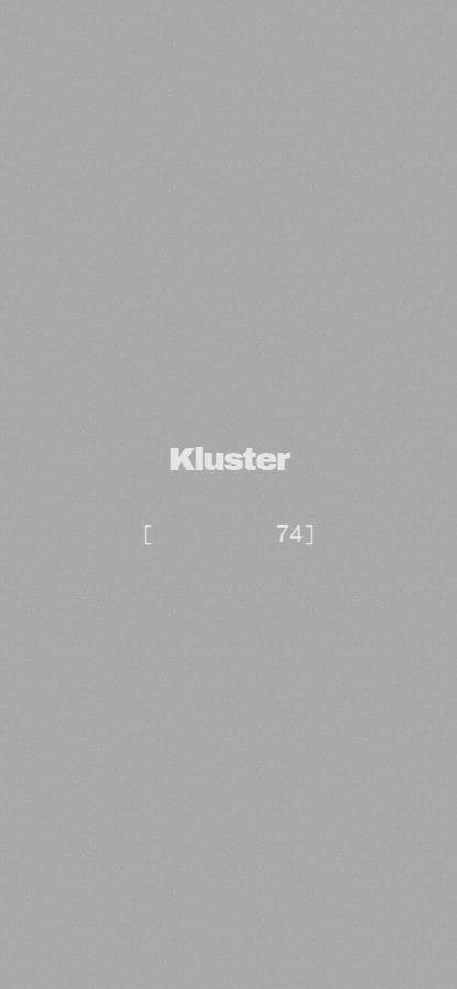 Kluster Collectif スマホ表示