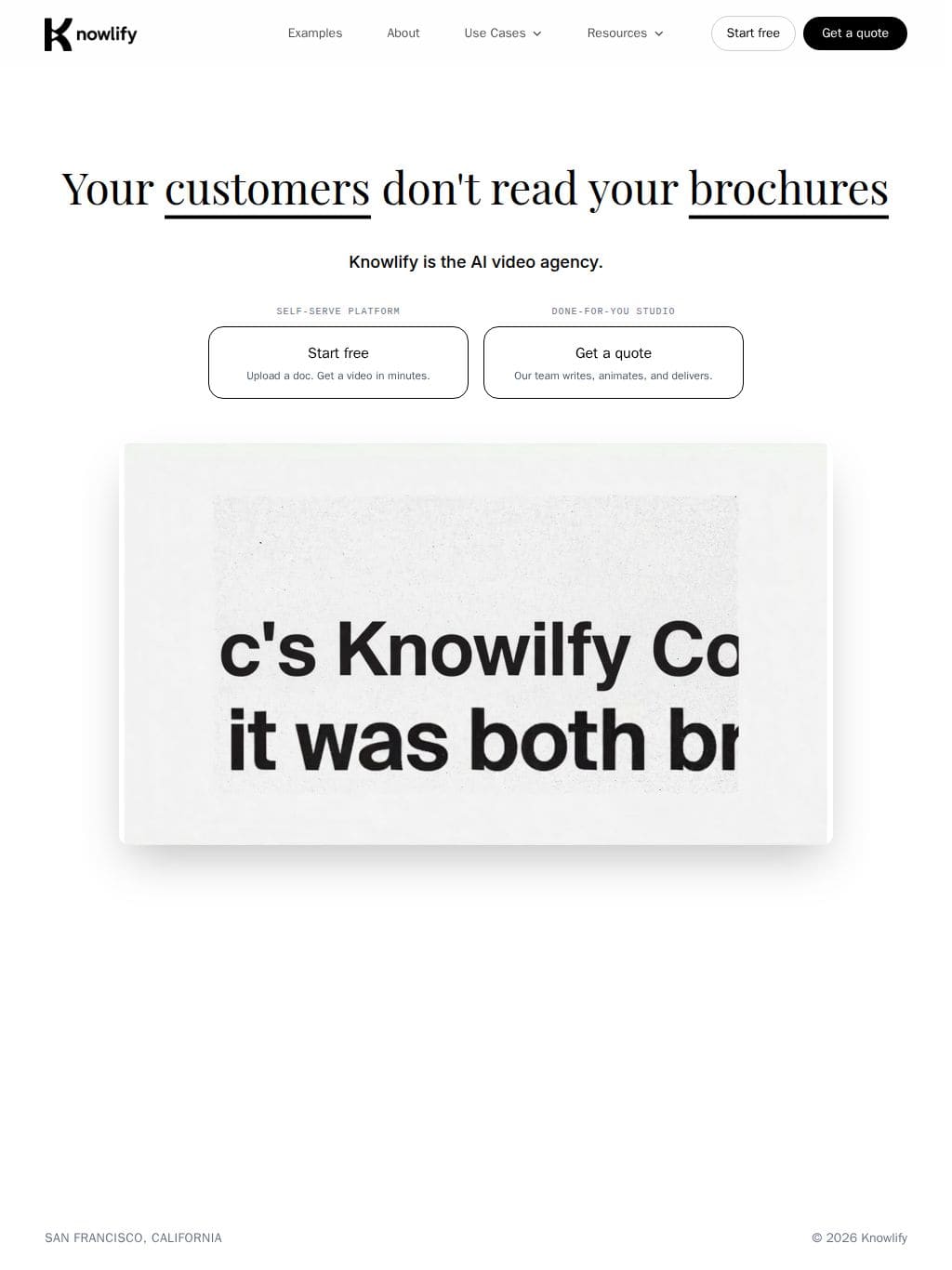 Knowlify タブレット表示