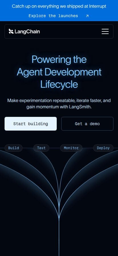 LangChain スマホ表示