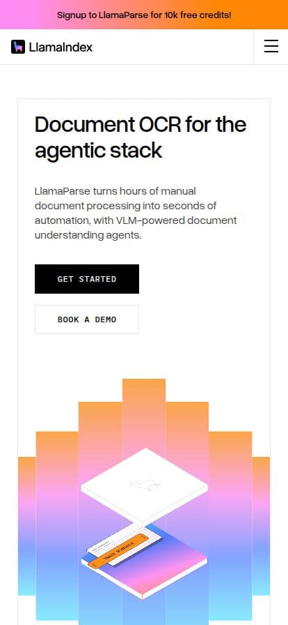 LlamaIndex スマホ表示