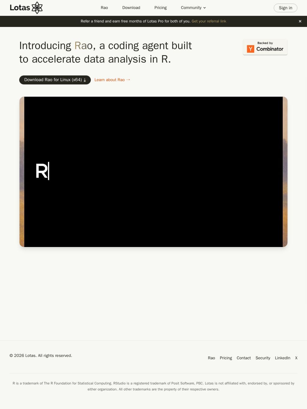 Lotas タブレット表示