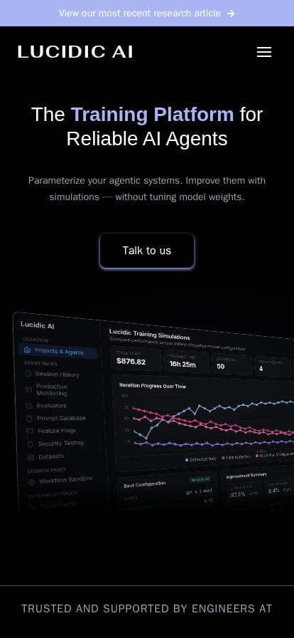 Lucidic AI スマホ表示