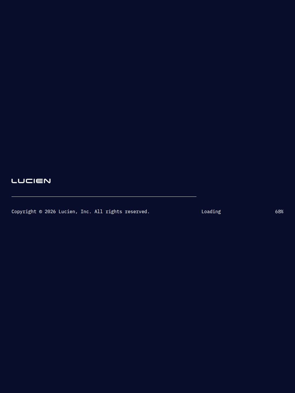 Homepage | Lucien タブレット表示