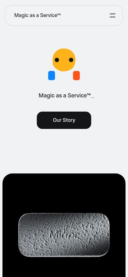 Magic as a Service™ | Creative Engineering スマホ表示