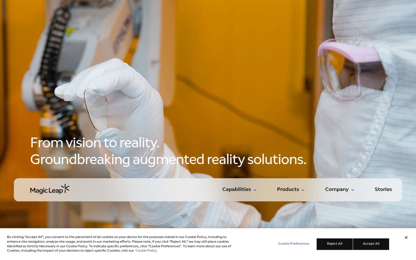 Magic Leap PC表示