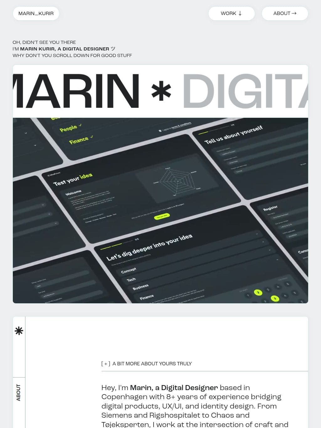 Marin Kurir タブレット表示