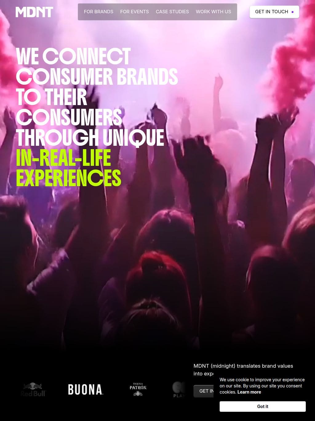 Experiential Marketing & Brand Activations in Nashville, TN | MDNT Events タブレット表示