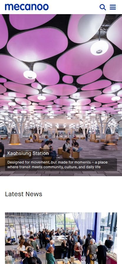 Mecanoo スマホ表示