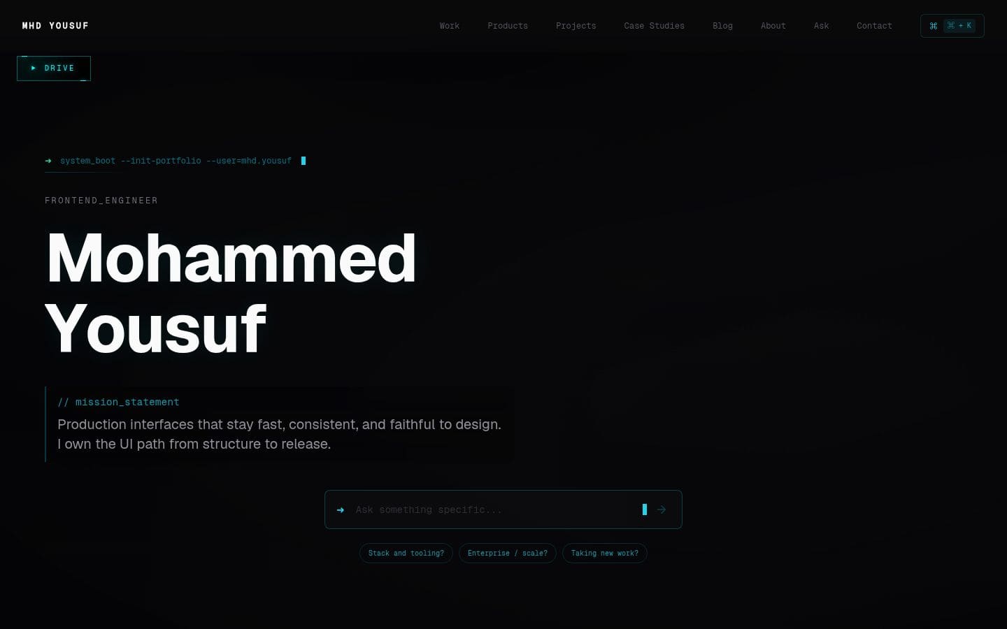 Mohammed Yousuf PC表示