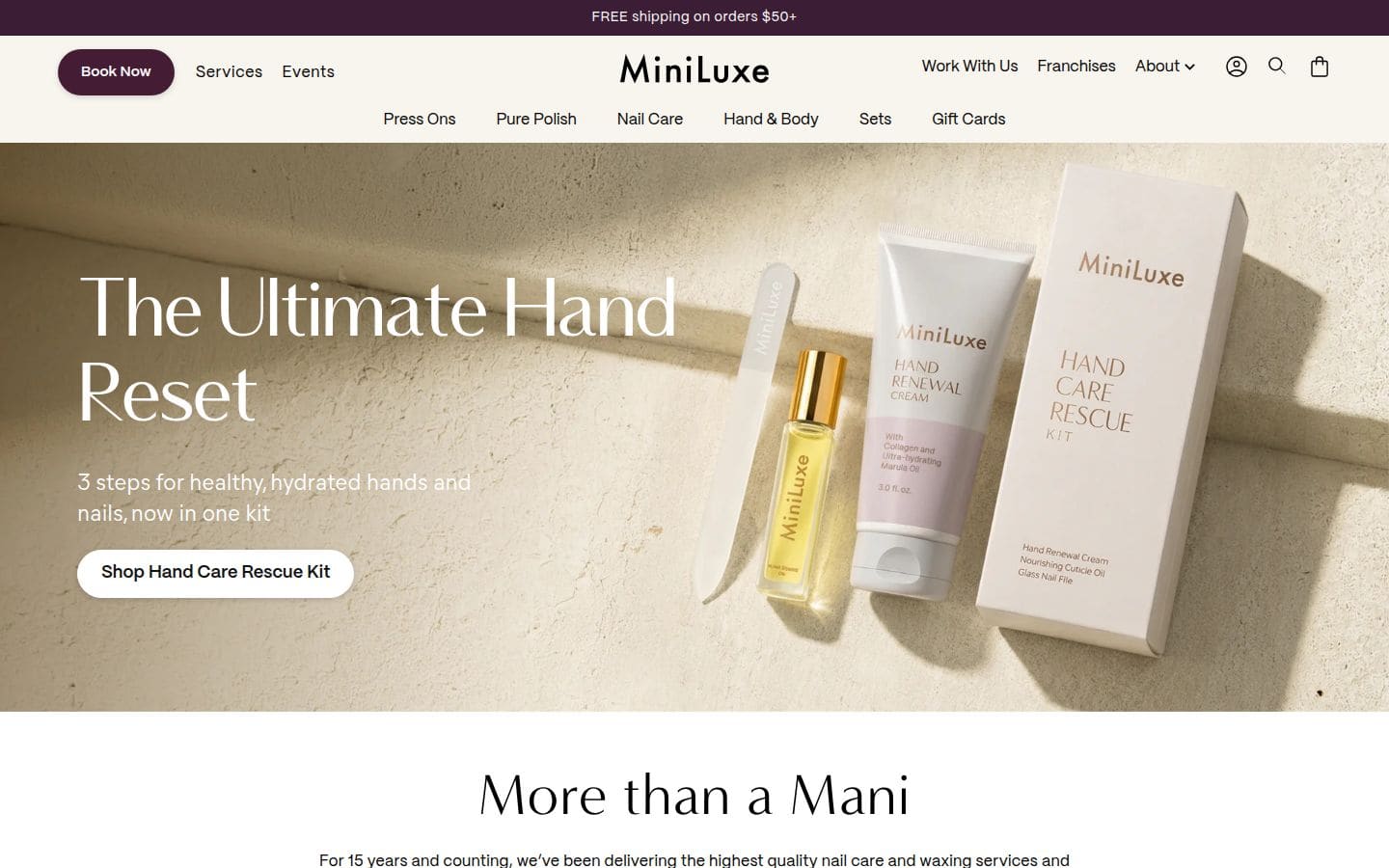 MiniLuxe PC表示