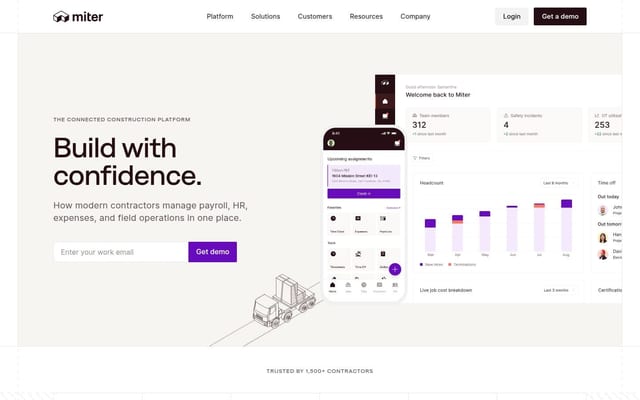 Miter | Payroll, HR, Expenses & Field Ops Software