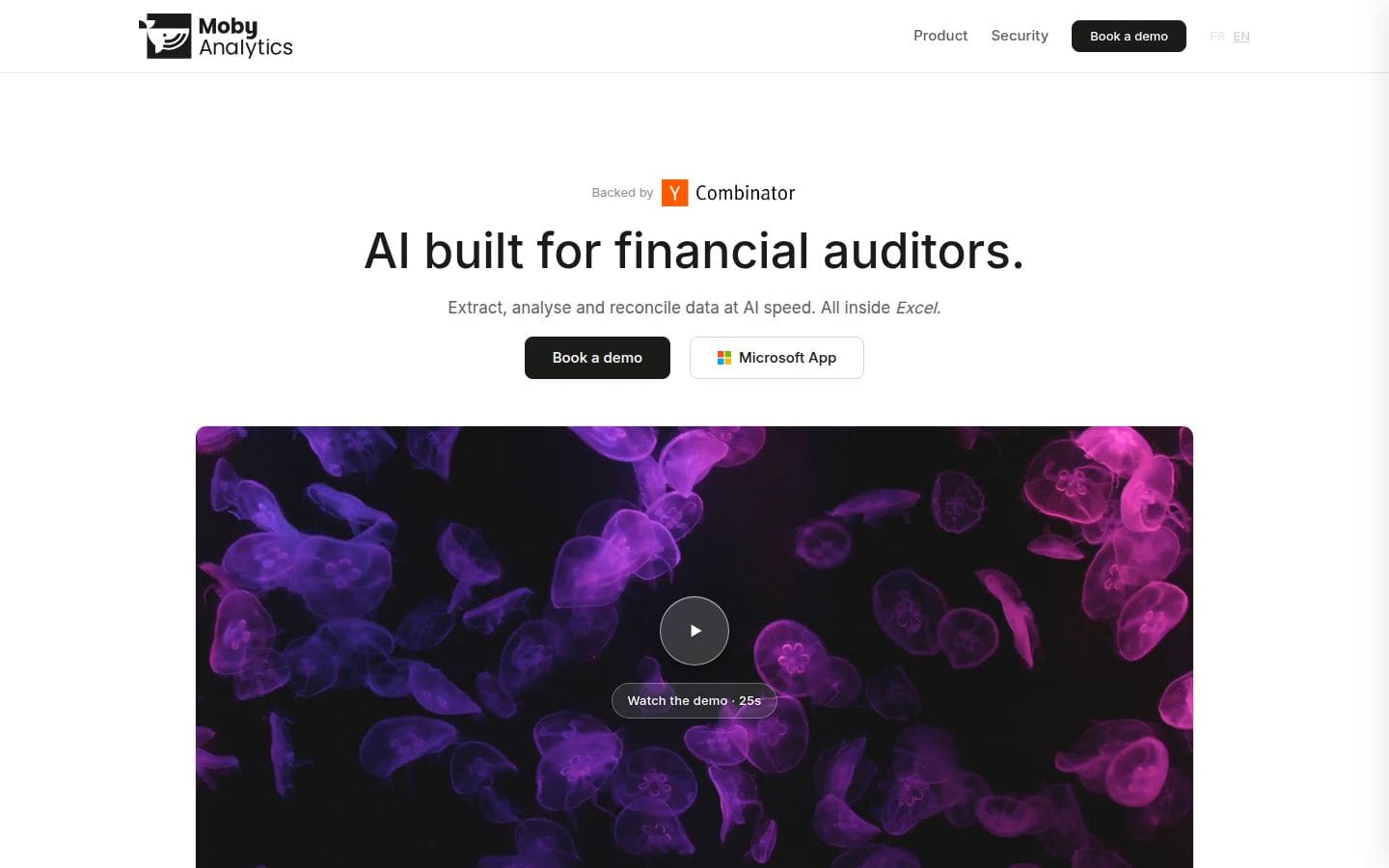 Moby Analytics PC表示