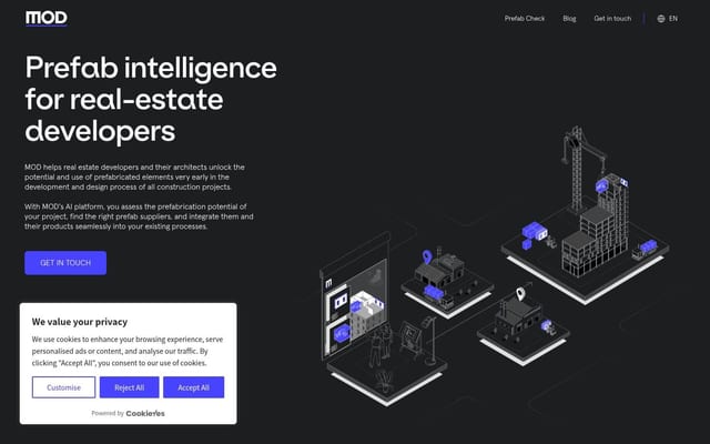 MOD: Prefab intelligence for real-estate developers
