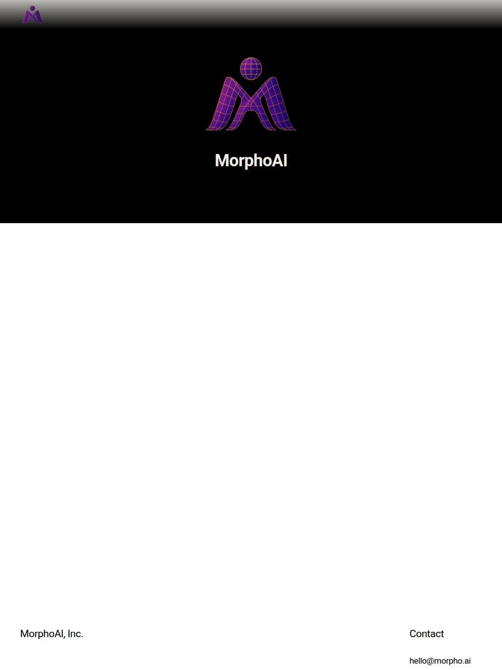 MorphoAI タブレット表示