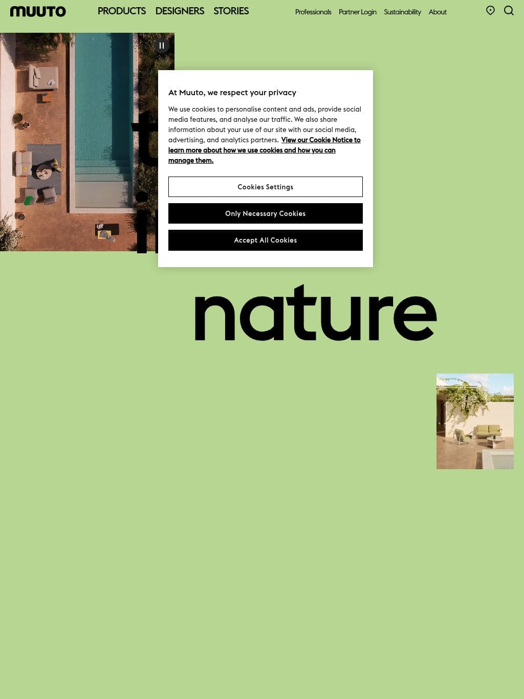 Muuto タブレット表示