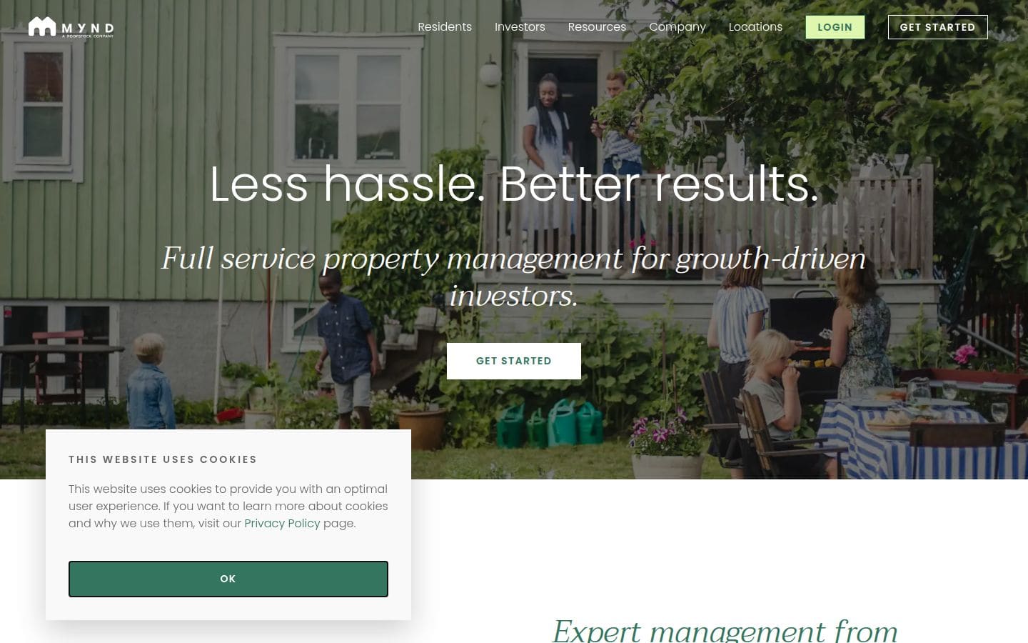 Mynd Property Management PC表示