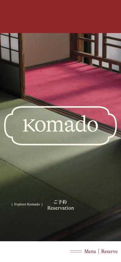 Komado｜コマド スマホ表示