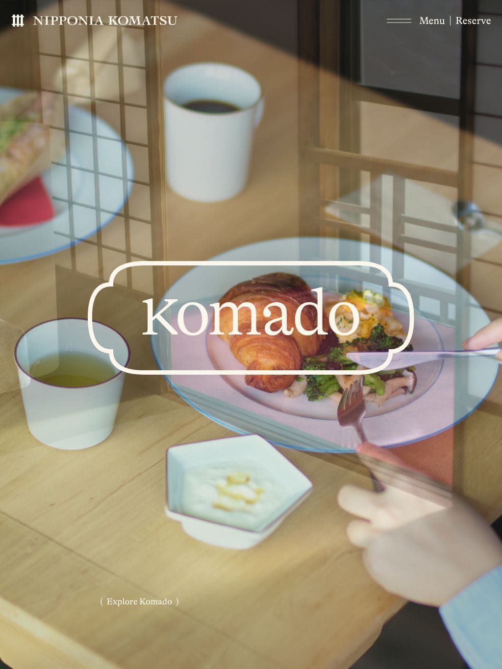 Komado｜コマド タブレット表示
