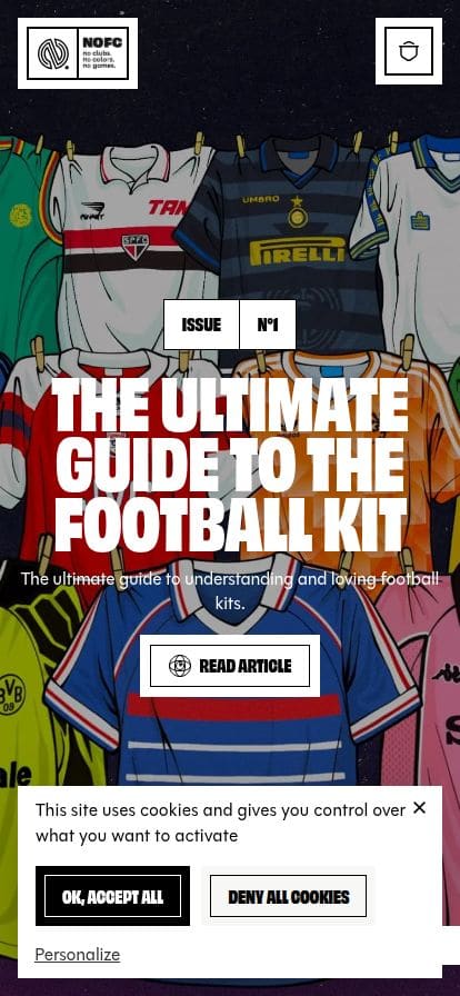 No Football Colors | NOFC スマホ表示