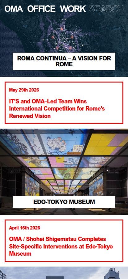 OMA / Rem Koolhaas スマホ表示