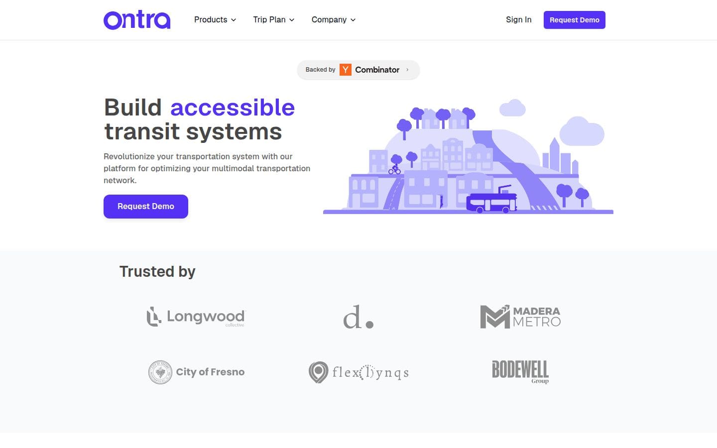Ontra Mobility PC表示