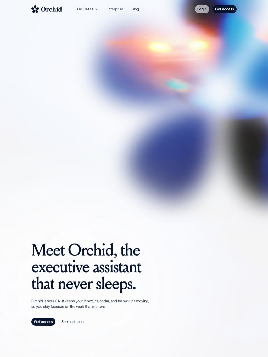 Orchid タブレット表示