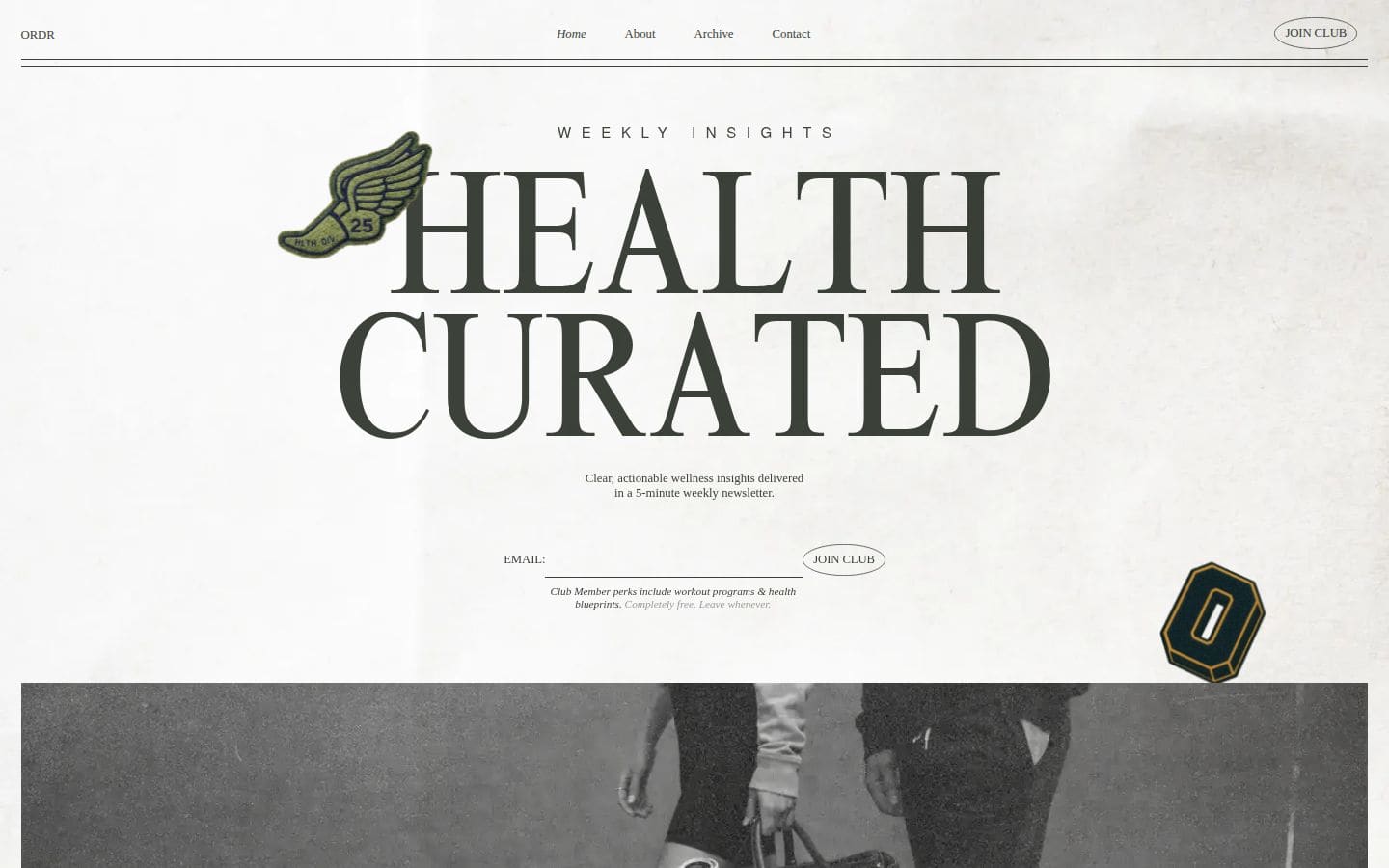 Health & Wellness News in 5-Minutes | ORDR PC表示
