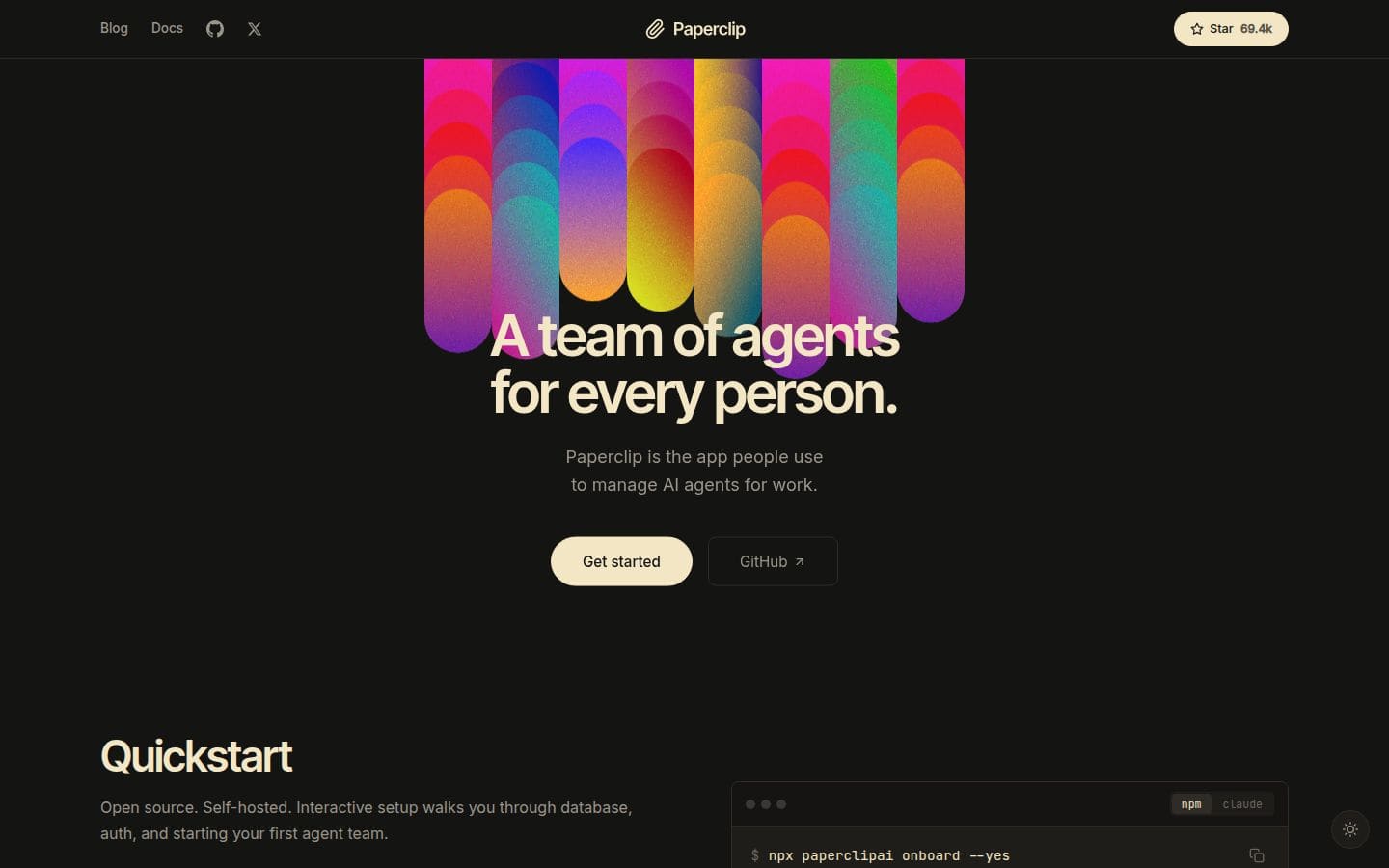 Paperclip – The app people use to manage AI agents for work PC表示