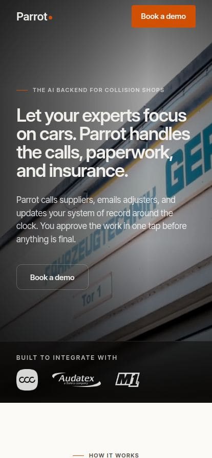 Parrot スマホ表示