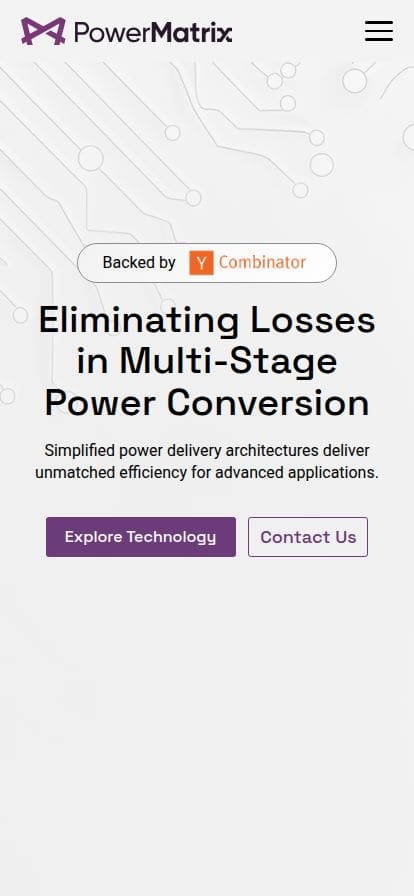 PowerMatrix スマホ表示