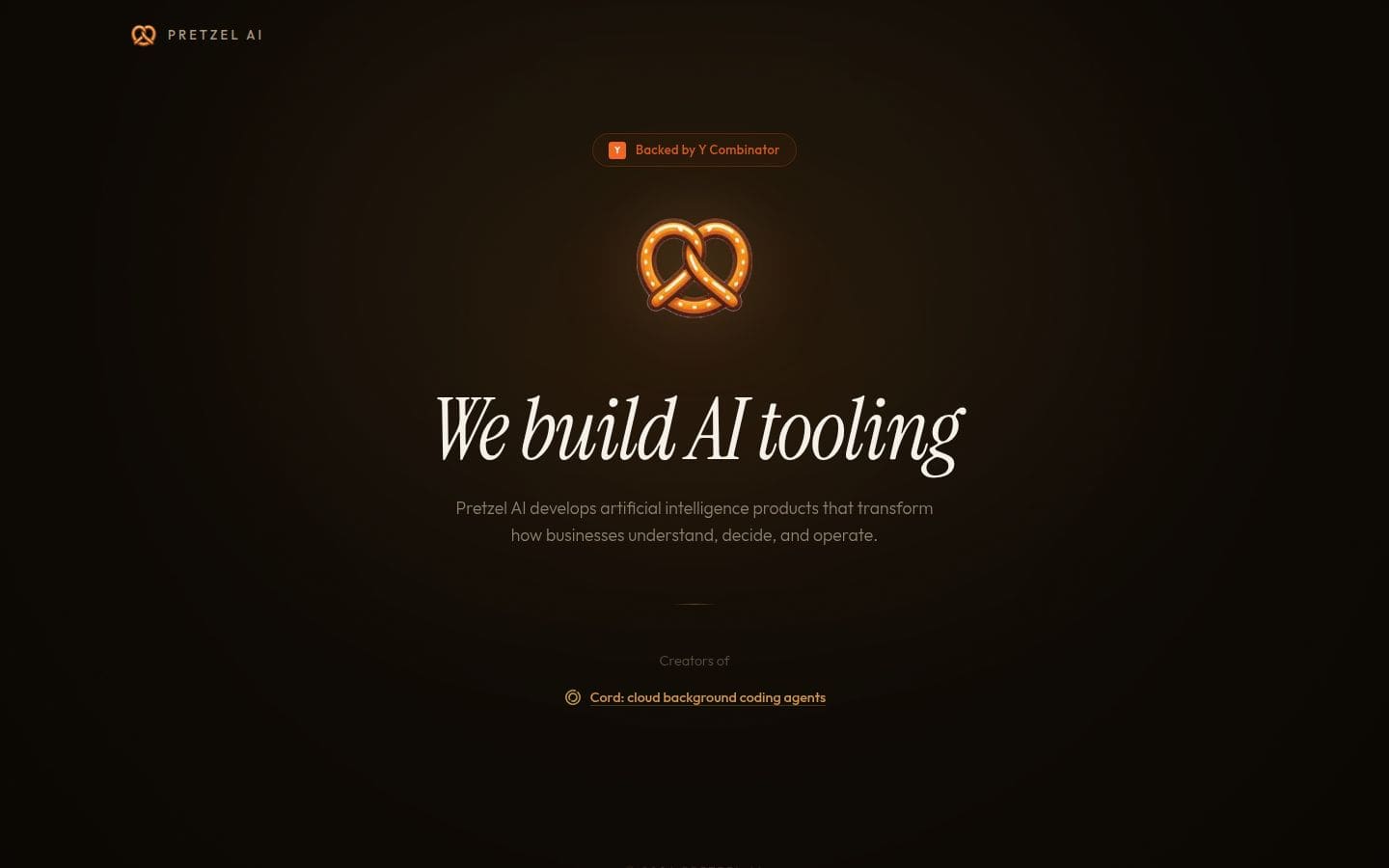 Pretzel AI PC表示
