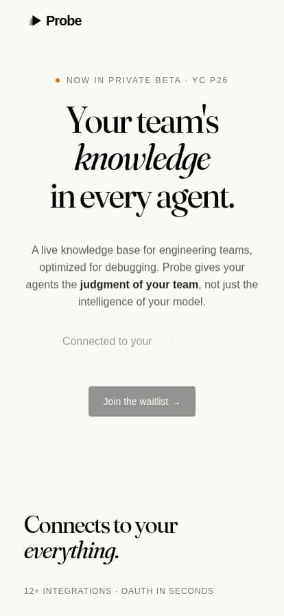 Probe スマホ表示