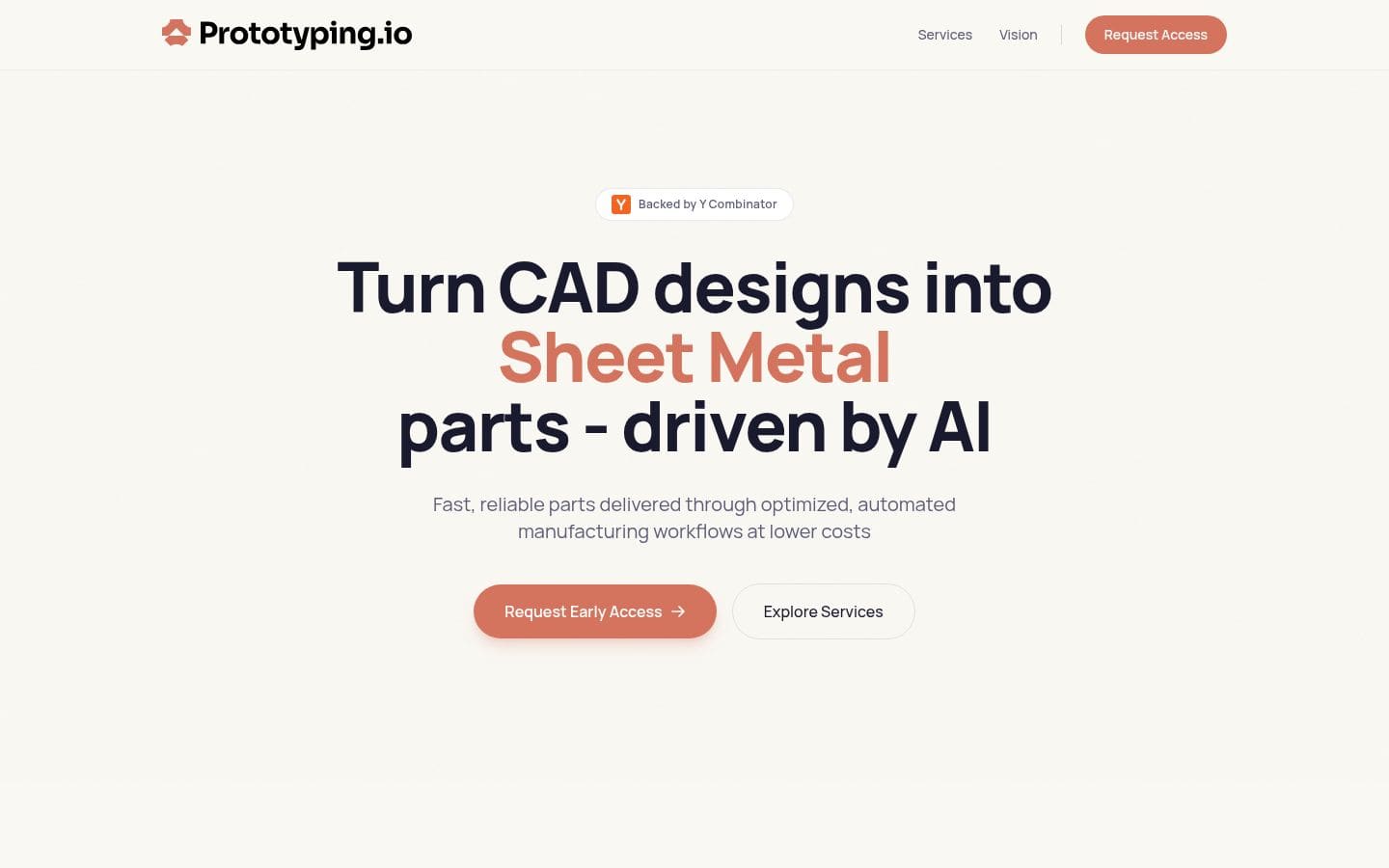 Prototyping.io PC表示