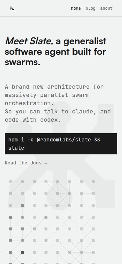 Random Labs スマホ表示