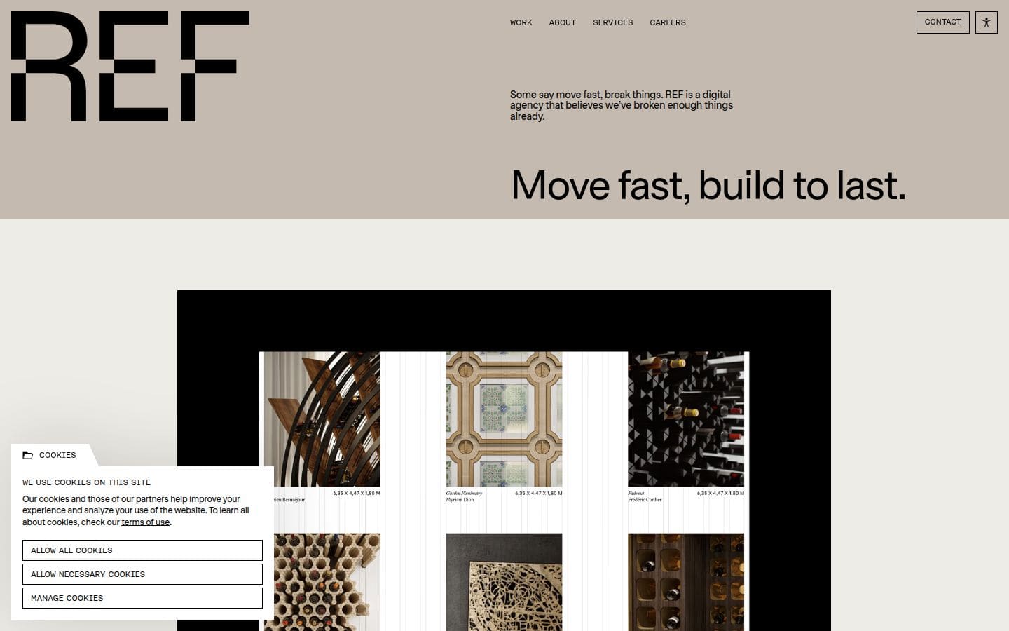 Move Fast. Build to Last | REF Digital Agency PC表示