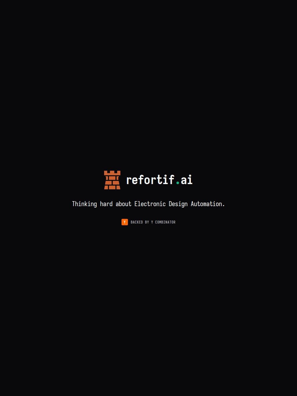 Refortifai タブレット表示