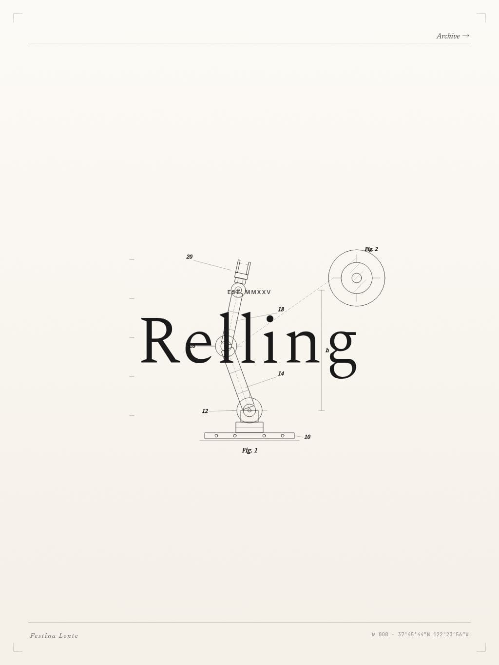 Relling タブレット表示