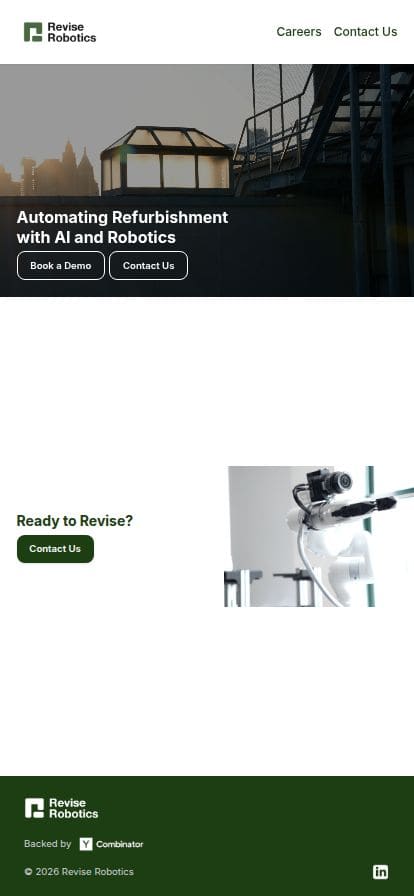 Revise Robotics スマホ表示