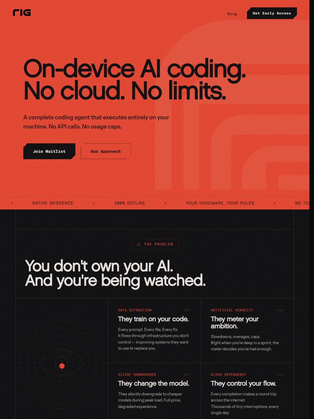 rig.ai タブレット表示