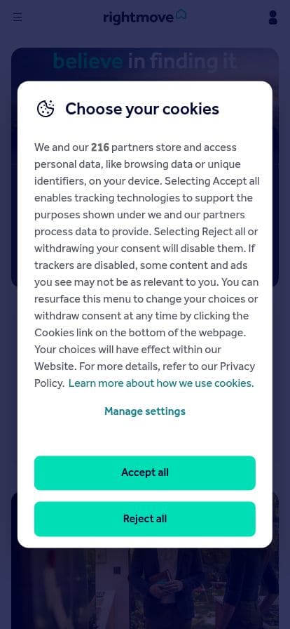 Rightmove スマホ表示