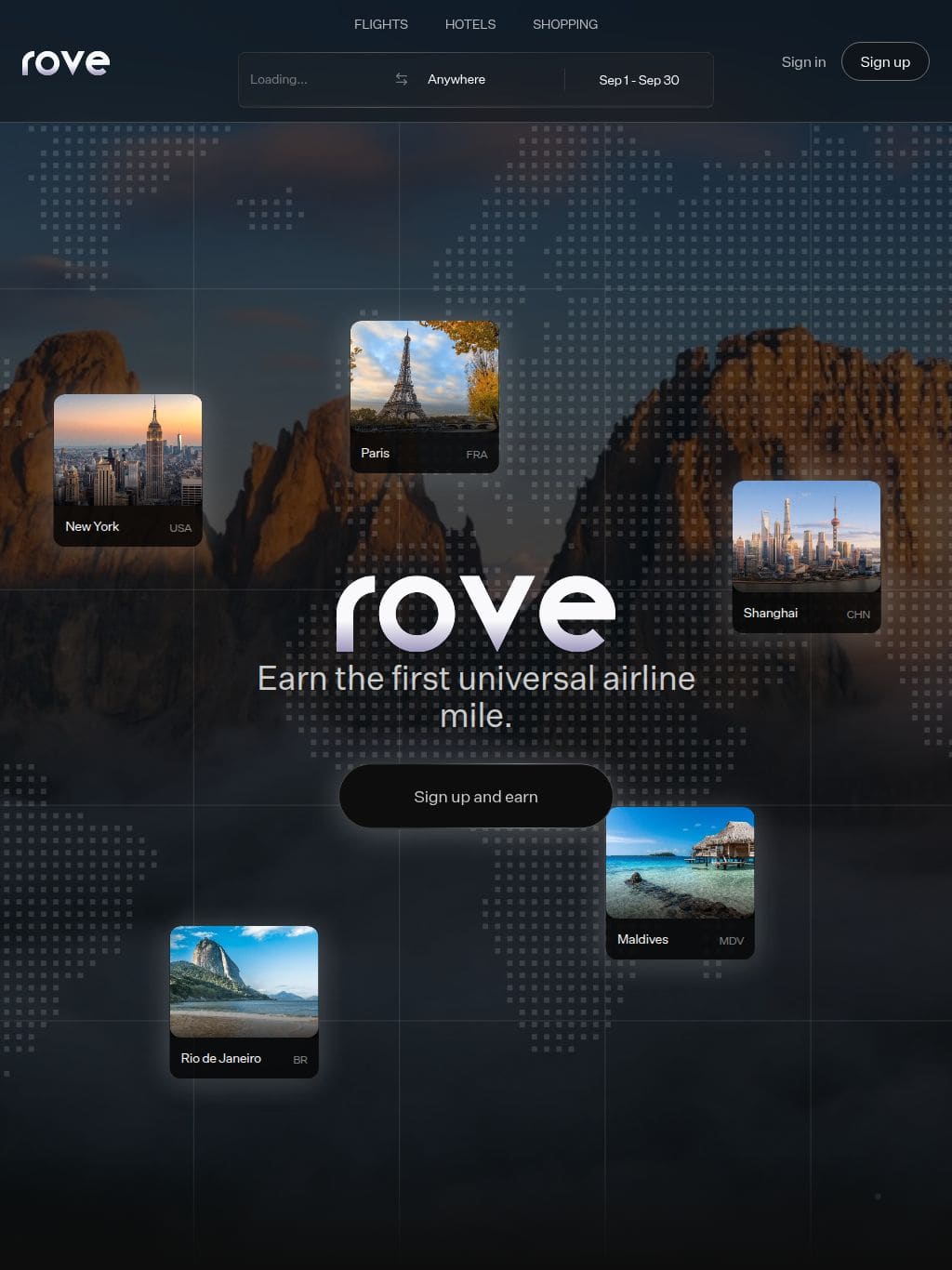 Rove タブレット表示