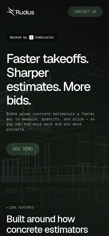 Rudus スマホ表示