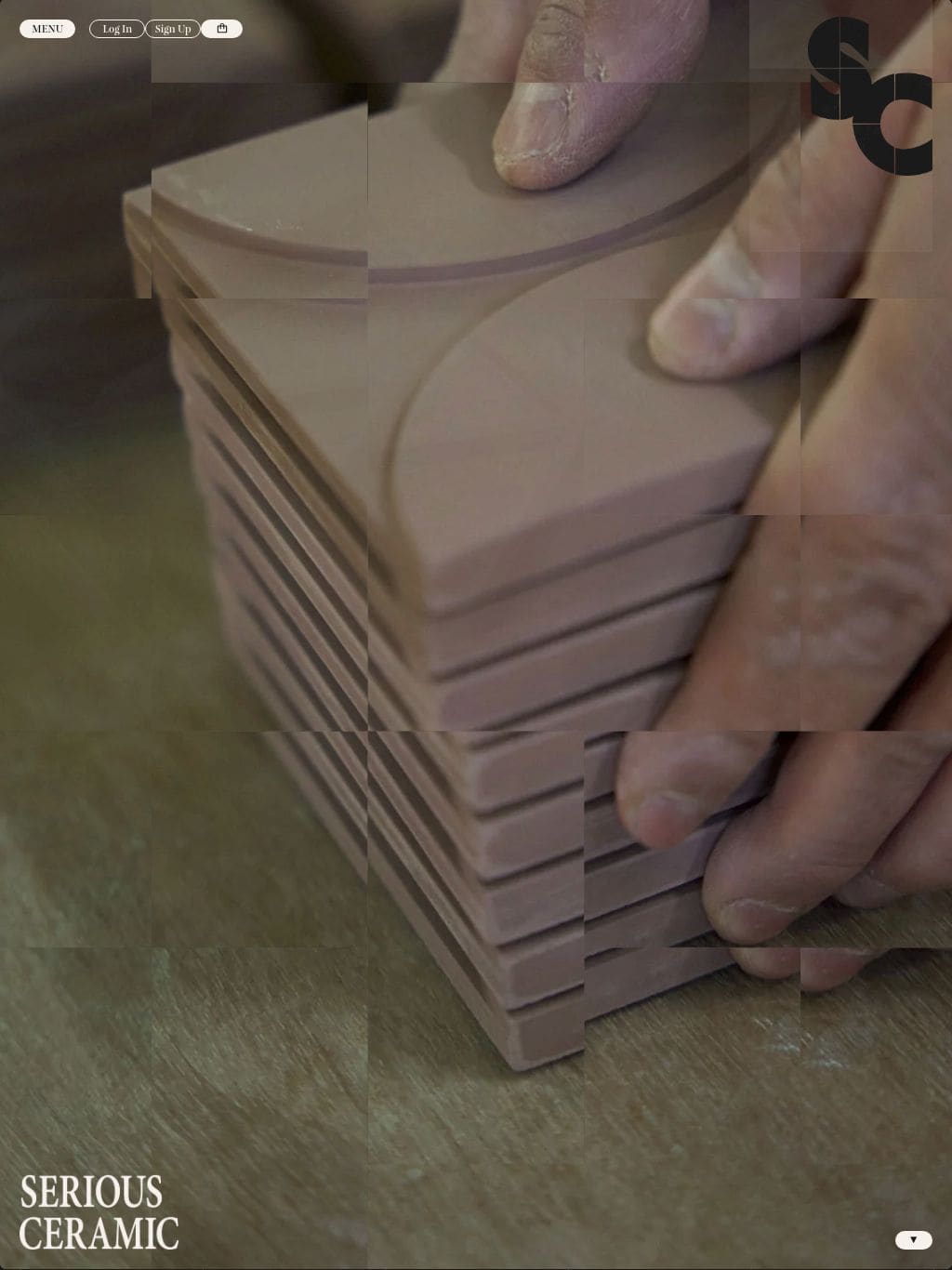 SERIOUS CERAMIC タブレット表示