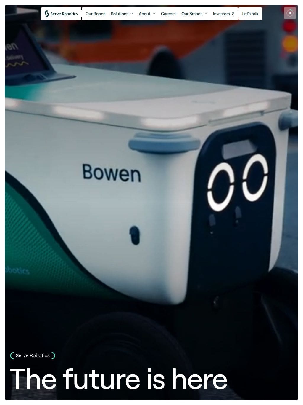 serverobotics.com タブレット表示