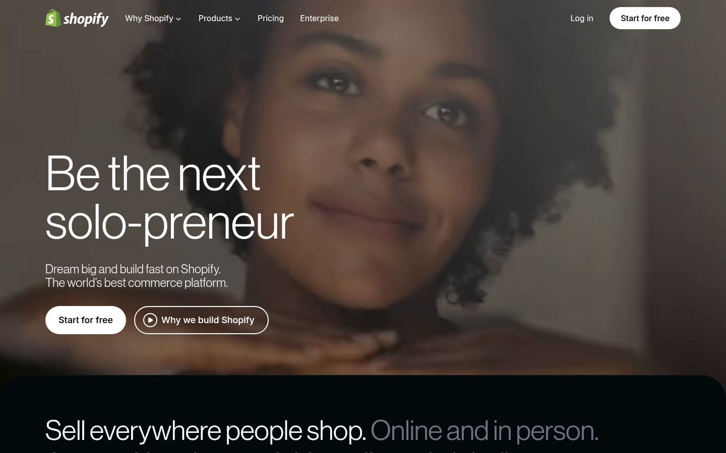 Shopify PC表示