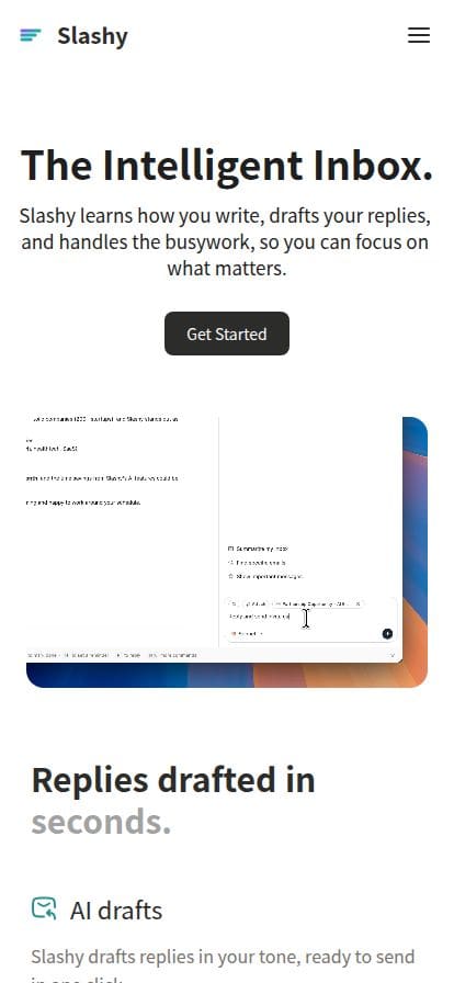 Slashy スマホ表示
