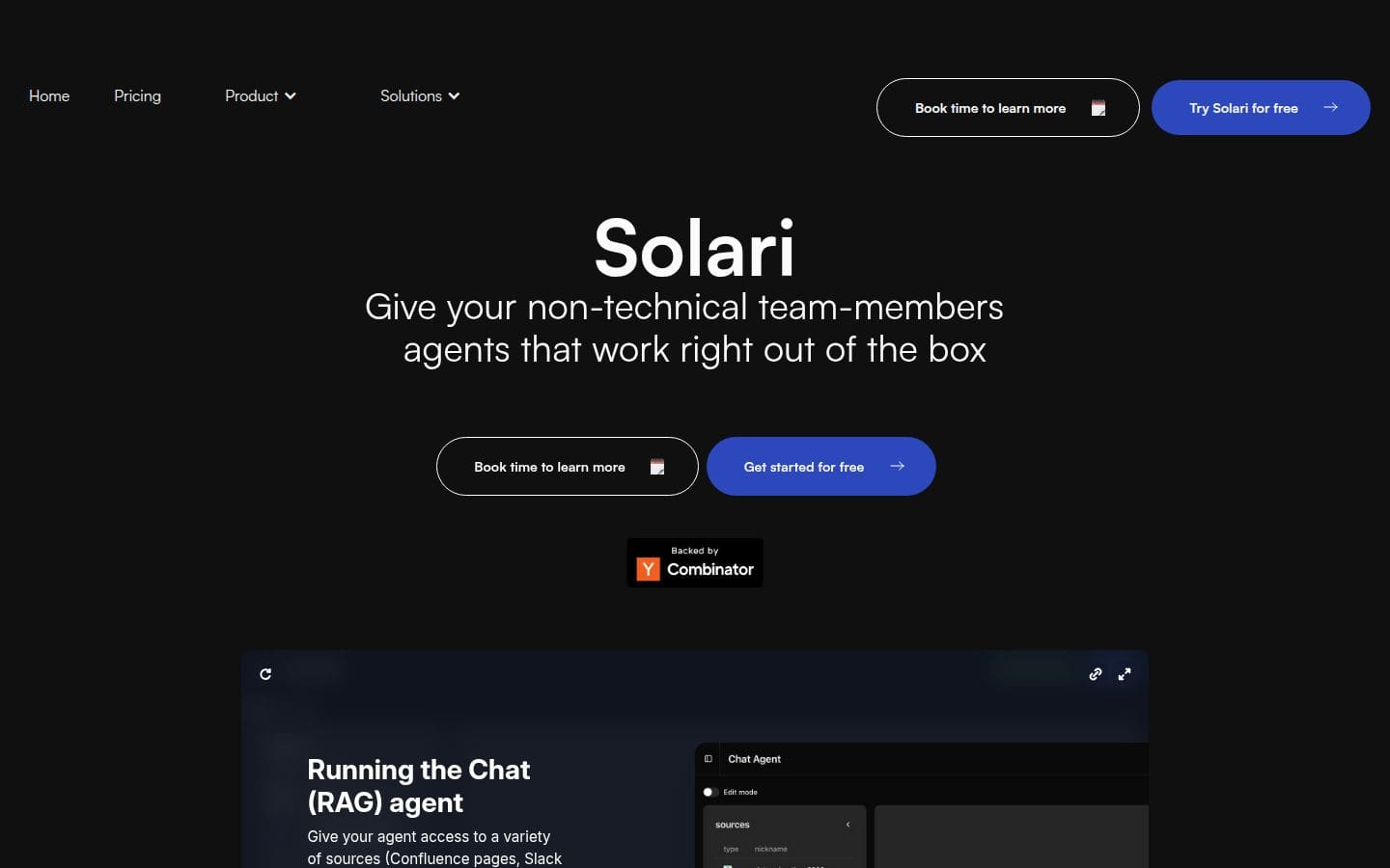 Solari AI PC表示