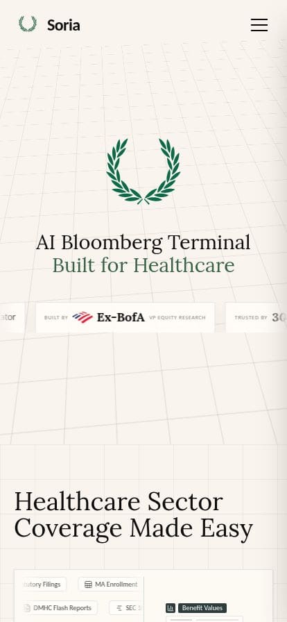 Soria スマホ表示