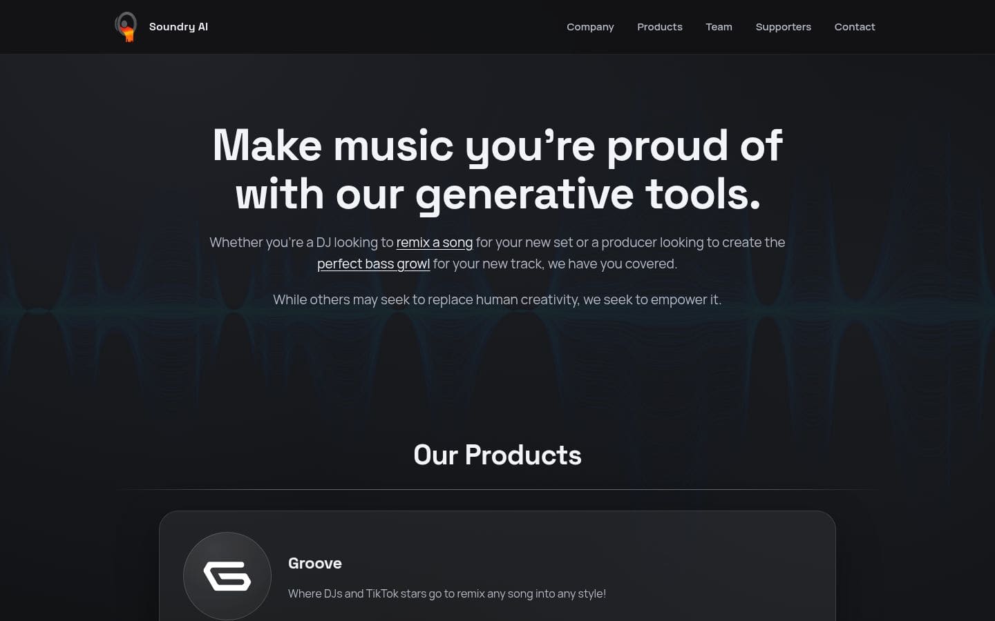 Soundry AI PC表示